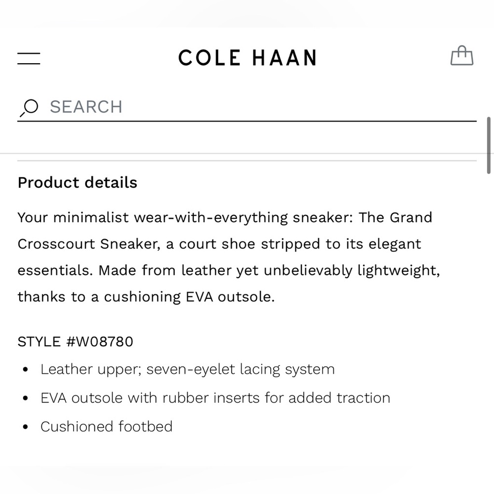 Cole Haan Women’s Grand Crosscourt Sneaker - Picture 4 of 5